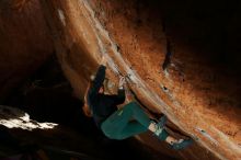 Bouldering in Hueco Tanks on 01/08/2020 with Blue Lizard Climbing and Yoga

Filename: SRM_20200108_1539380.jpg
Aperture: f/5.6
Shutter Speed: 1/250
Body: Canon EOS-1D Mark II
Lens: Canon EF 16-35mm f/2.8 L