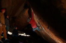 Bouldering in Hueco Tanks on 01/08/2020 with Blue Lizard Climbing and Yoga

Filename: SRM_20200108_1540400.jpg
Aperture: f/5.6
Shutter Speed: 1/250
Body: Canon EOS-1D Mark II
Lens: Canon EF 16-35mm f/2.8 L