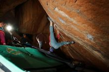 Bouldering in Hueco Tanks on 01/08/2020 with Blue Lizard Climbing and Yoga

Filename: SRM_20200108_1545320.jpg
Aperture: f/5.6
Shutter Speed: 1/250
Body: Canon EOS-1D Mark II
Lens: Canon EF 16-35mm f/2.8 L