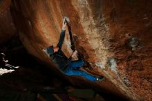 Bouldering in Hueco Tanks on 01/08/2020 with Blue Lizard Climbing and Yoga

Filename: SRM_20200108_1548150.jpg
Aperture: f/5.6
Shutter Speed: 1/250
Body: Canon EOS-1D Mark II
Lens: Canon EF 16-35mm f/2.8 L