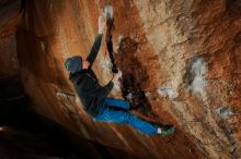 Bouldering in Hueco Tanks on 01/08/2020 with Blue Lizard Climbing and Yoga

Filename: SRM_20200108_1552210.jpg
Aperture: f/5.6
Shutter Speed: 1/250
Body: Canon EOS-1D Mark II
Lens: Canon EF 16-35mm f/2.8 L