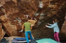 Bouldering in Hueco Tanks on 01/08/2020 with Blue Lizard Climbing and Yoga

Filename: SRM_20200108_1644550.jpg
Aperture: f/4.5
Shutter Speed: 1/400
Body: Canon EOS-1D Mark II
Lens: Canon EF 50mm f/1.8 II