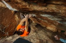 Bouldering in Hueco Tanks on 01/08/2020 with Blue Lizard Climbing and Yoga

Filename: SRM_20200108_1650110.jpg
Aperture: f/5.0
Shutter Speed: 1/400
Body: Canon EOS-1D Mark II
Lens: Canon EF 50mm f/1.8 II