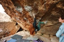 Bouldering in Hueco Tanks on 01/08/2020 with Blue Lizard Climbing and Yoga

Filename: SRM_20200108_1652180.jpg
Aperture: f/4.0
Shutter Speed: 1/320
Body: Canon EOS-1D Mark II
Lens: Canon EF 16-35mm f/2.8 L