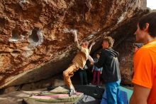 Bouldering in Hueco Tanks on 01/08/2020 with Blue Lizard Climbing and Yoga

Filename: SRM_20200108_1658520.jpg
Aperture: f/6.3
Shutter Speed: 1/320
Body: Canon EOS-1D Mark II
Lens: Canon EF 16-35mm f/2.8 L