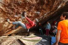 Bouldering in Hueco Tanks on 01/08/2020 with Blue Lizard Climbing and Yoga

Filename: SRM_20200108_1659210.jpg
Aperture: f/6.3
Shutter Speed: 1/320
Body: Canon EOS-1D Mark II
Lens: Canon EF 16-35mm f/2.8 L