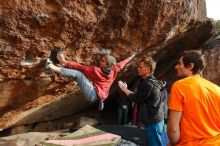 Bouldering in Hueco Tanks on 01/08/2020 with Blue Lizard Climbing and Yoga

Filename: SRM_20200108_1659320.jpg
Aperture: f/6.3
Shutter Speed: 1/320
Body: Canon EOS-1D Mark II
Lens: Canon EF 16-35mm f/2.8 L