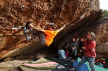 Bouldering in Hueco Tanks on 01/08/2020 with Blue Lizard Climbing and Yoga

Filename: SRM_20200108_1700480.jpg
Aperture: f/6.3
Shutter Speed: 1/320
Body: Canon EOS-1D Mark II
Lens: Canon EF 16-35mm f/2.8 L