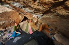 Bouldering in Hueco Tanks on 01/08/2020 with Blue Lizard Climbing and Yoga

Filename: SRM_20200108_1706170.jpg
Aperture: f/3.2
Shutter Speed: 1/500
Body: Canon EOS-1D Mark II
Lens: Canon EF 16-35mm f/2.8 L