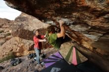 Bouldering in Hueco Tanks on 01/08/2020 with Blue Lizard Climbing and Yoga

Filename: SRM_20200108_1707180.jpg
Aperture: f/6.3
Shutter Speed: 1/500
Body: Canon EOS-1D Mark II
Lens: Canon EF 16-35mm f/2.8 L