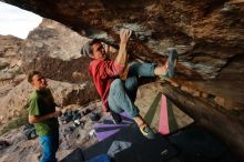 Bouldering in Hueco Tanks on 01/08/2020 with Blue Lizard Climbing and Yoga

Filename: SRM_20200108_1708201.jpg
Aperture: f/5.6
Shutter Speed: 1/500
Body: Canon EOS-1D Mark II
Lens: Canon EF 16-35mm f/2.8 L