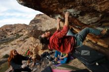 Bouldering in Hueco Tanks on 01/08/2020 with Blue Lizard Climbing and Yoga

Filename: SRM_20200108_1717250.jpg
Aperture: f/6.3
Shutter Speed: 1/500
Body: Canon EOS-1D Mark II
Lens: Canon EF 16-35mm f/2.8 L