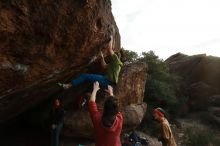 Bouldering in Hueco Tanks on 01/08/2020 with Blue Lizard Climbing and Yoga

Filename: SRM_20200108_1722360.jpg
Aperture: f/8.0
Shutter Speed: 1/400
Body: Canon EOS-1D Mark II
Lens: Canon EF 16-35mm f/2.8 L