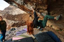 Bouldering in Hueco Tanks on 01/08/2020 with Blue Lizard Climbing and Yoga

Filename: SRM_20200108_1724390.jpg
Aperture: f/5.0
Shutter Speed: 1/400
Body: Canon EOS-1D Mark II
Lens: Canon EF 16-35mm f/2.8 L