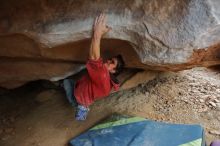 Bouldering in Hueco Tanks on 01/08/2020 with Blue Lizard Climbing and Yoga

Filename: SRM_20200108_1726420.jpg
Aperture: f/2.8
Shutter Speed: 1/200
Body: Canon EOS-1D Mark II
Lens: Canon EF 16-35mm f/2.8 L