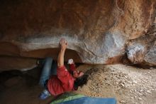 Bouldering in Hueco Tanks on 01/08/2020 with Blue Lizard Climbing and Yoga

Filename: SRM_20200108_1726490.jpg
Aperture: f/3.2
Shutter Speed: 1/200
Body: Canon EOS-1D Mark II
Lens: Canon EF 16-35mm f/2.8 L