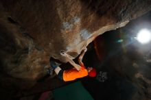 Bouldering in Hueco Tanks on 01/08/2020 with Blue Lizard Climbing and Yoga

Filename: SRM_20200108_1813450.jpg
Aperture: f/8.0
Shutter Speed: 1/250
Body: Canon EOS-1D Mark II
Lens: Canon EF 16-35mm f/2.8 L