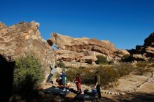 Bouldering in Hueco Tanks on 01/12/2020 with Blue Lizard Climbing and Yoga

Filename: SRM_20200112_1019220.jpg
Aperture: f/8.0
Shutter Speed: 1/320
Body: Canon EOS-1D Mark II
Lens: Canon EF 16-35mm f/2.8 L