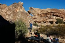 Bouldering in Hueco Tanks on 01/12/2020 with Blue Lizard Climbing and Yoga

Filename: SRM_20200112_1024390.jpg
Aperture: f/8.0
Shutter Speed: 1/320
Body: Canon EOS-1D Mark II
Lens: Canon EF 16-35mm f/2.8 L