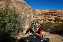 Bouldering in Hueco Tanks on 01/12/2020 with Blue Lizard Climbing and Yoga

Filename: SRM_20200112_1025590.jpg
Aperture: f/8.0
Shutter Speed: 1/320
Body: Canon EOS-1D Mark II
Lens: Canon EF 16-35mm f/2.8 L