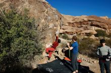 Bouldering in Hueco Tanks on 01/12/2020 with Blue Lizard Climbing and Yoga

Filename: SRM_20200112_1029200.jpg
Aperture: f/8.0
Shutter Speed: 1/320
Body: Canon EOS-1D Mark II
Lens: Canon EF 16-35mm f/2.8 L