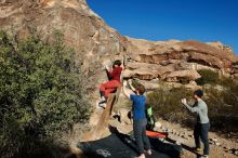 Bouldering in Hueco Tanks on 01/12/2020 with Blue Lizard Climbing and Yoga

Filename: SRM_20200112_1029340.jpg
Aperture: f/8.0
Shutter Speed: 1/320
Body: Canon EOS-1D Mark II
Lens: Canon EF 16-35mm f/2.8 L