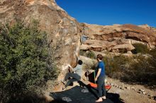 Bouldering in Hueco Tanks on 01/12/2020 with Blue Lizard Climbing and Yoga

Filename: SRM_20200112_1030480.jpg
Aperture: f/8.0
Shutter Speed: 1/320
Body: Canon EOS-1D Mark II
Lens: Canon EF 16-35mm f/2.8 L