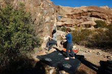 Bouldering in Hueco Tanks on 01/12/2020 with Blue Lizard Climbing and Yoga

Filename: SRM_20200112_1030500.jpg
Aperture: f/8.0
Shutter Speed: 1/250
Body: Canon EOS-1D Mark II
Lens: Canon EF 16-35mm f/2.8 L