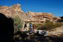 Bouldering in Hueco Tanks on 01/12/2020 with Blue Lizard Climbing and Yoga

Filename: SRM_20200112_1035210.jpg
Aperture: f/7.1
Shutter Speed: 1/320
Body: Canon EOS-1D Mark II
Lens: Canon EF 16-35mm f/2.8 L