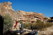 Bouldering in Hueco Tanks on 01/12/2020 with Blue Lizard Climbing and Yoga

Filename: SRM_20200112_1036350.jpg
Aperture: f/7.1
Shutter Speed: 1/320
Body: Canon EOS-1D Mark II
Lens: Canon EF 16-35mm f/2.8 L