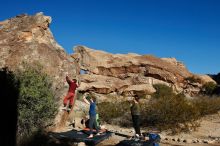 Bouldering in Hueco Tanks on 01/12/2020 with Blue Lizard Climbing and Yoga

Filename: SRM_20200112_1036460.jpg
Aperture: f/7.1
Shutter Speed: 1/400
Body: Canon EOS-1D Mark II
Lens: Canon EF 16-35mm f/2.8 L