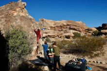 Bouldering in Hueco Tanks on 01/12/2020 with Blue Lizard Climbing and Yoga

Filename: SRM_20200112_1037330.jpg
Aperture: f/7.1
Shutter Speed: 1/320
Body: Canon EOS-1D Mark II
Lens: Canon EF 16-35mm f/2.8 L