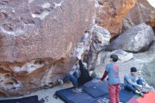 Bouldering in Hueco Tanks on 01/12/2020 with Blue Lizard Climbing and Yoga

Filename: SRM_20200112_1053270.jpg
Aperture: f/5.6
Shutter Speed: 1/100
Body: Canon EOS-1D Mark II
Lens: Canon EF 16-35mm f/2.8 L