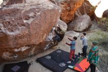 Bouldering in Hueco Tanks on 01/12/2020 with Blue Lizard Climbing and Yoga

Filename: SRM_20200112_1053430.jpg
Aperture: f/5.6
Shutter Speed: 1/400
Body: Canon EOS-1D Mark II
Lens: Canon EF 16-35mm f/2.8 L