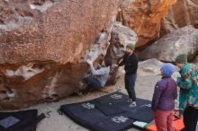 Bouldering in Hueco Tanks on 01/12/2020 with Blue Lizard Climbing and Yoga

Filename: SRM_20200112_1059520.jpg
Aperture: f/5.6
Shutter Speed: 1/200
Body: Canon EOS-1D Mark II
Lens: Canon EF 16-35mm f/2.8 L