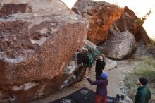 Bouldering in Hueco Tanks on 01/12/2020 with Blue Lizard Climbing and Yoga

Filename: SRM_20200112_1102420.jpg
Aperture: f/5.6
Shutter Speed: 1/320
Body: Canon EOS-1D Mark II
Lens: Canon EF 16-35mm f/2.8 L