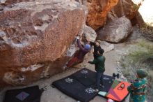 Bouldering in Hueco Tanks on 01/12/2020 with Blue Lizard Climbing and Yoga

Filename: SRM_20200112_1104480.jpg
Aperture: f/5.6
Shutter Speed: 1/250
Body: Canon EOS-1D Mark II
Lens: Canon EF 16-35mm f/2.8 L