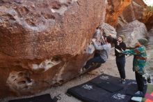 Bouldering in Hueco Tanks on 01/12/2020 with Blue Lizard Climbing and Yoga

Filename: SRM_20200112_1106470.jpg
Aperture: f/5.6
Shutter Speed: 1/250
Body: Canon EOS-1D Mark II
Lens: Canon EF 16-35mm f/2.8 L