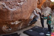 Bouldering in Hueco Tanks on 01/12/2020 with Blue Lizard Climbing and Yoga

Filename: SRM_20200112_1106490.jpg
Aperture: f/5.6
Shutter Speed: 1/250
Body: Canon EOS-1D Mark II
Lens: Canon EF 16-35mm f/2.8 L