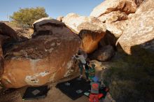 Bouldering in Hueco Tanks on 01/12/2020 with Blue Lizard Climbing and Yoga

Filename: SRM_20200112_1114160.jpg
Aperture: f/8.0
Shutter Speed: 1/250
Body: Canon EOS-1D Mark II
Lens: Canon EF 16-35mm f/2.8 L