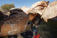 Bouldering in Hueco Tanks on 01/12/2020 with Blue Lizard Climbing and Yoga

Filename: SRM_20200112_1118200.jpg
Aperture: f/8.0
Shutter Speed: 1/250
Body: Canon EOS-1D Mark II
Lens: Canon EF 16-35mm f/2.8 L