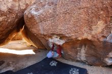 Bouldering in Hueco Tanks on 01/12/2020 with Blue Lizard Climbing and Yoga

Filename: SRM_20200112_1134400.jpg
Aperture: f/4.0
Shutter Speed: 1/250
Body: Canon EOS-1D Mark II
Lens: Canon EF 16-35mm f/2.8 L