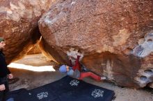 Bouldering in Hueco Tanks on 01/12/2020 with Blue Lizard Climbing and Yoga

Filename: SRM_20200112_1134430.jpg
Aperture: f/4.5
Shutter Speed: 1/250
Body: Canon EOS-1D Mark II
Lens: Canon EF 16-35mm f/2.8 L