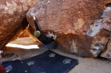 Bouldering in Hueco Tanks on 01/12/2020 with Blue Lizard Climbing and Yoga

Filename: SRM_20200112_1136560.jpg
Aperture: f/4.5
Shutter Speed: 1/250
Body: Canon EOS-1D Mark II
Lens: Canon EF 16-35mm f/2.8 L