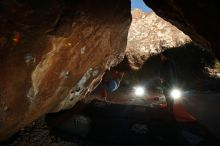 Bouldering in Hueco Tanks on 01/12/2020 with Blue Lizard Climbing and Yoga

Filename: SRM_20200112_1142060.jpg
Aperture: f/8.0
Shutter Speed: 1/250
Body: Canon EOS-1D Mark II
Lens: Canon EF 16-35mm f/2.8 L