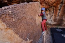 Bouldering in Hueco Tanks on 01/12/2020 with Blue Lizard Climbing and Yoga

Filename: SRM_20200112_1150550.jpg
Aperture: f/5.0
Shutter Speed: 1/250
Body: Canon EOS-1D Mark II
Lens: Canon EF 16-35mm f/2.8 L