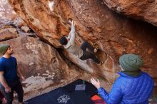 Bouldering in Hueco Tanks on 01/12/2020 with Blue Lizard Climbing and Yoga

Filename: SRM_20200112_1152140.jpg
Aperture: f/4.5
Shutter Speed: 1/250
Body: Canon EOS-1D Mark II
Lens: Canon EF 16-35mm f/2.8 L