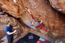 Bouldering in Hueco Tanks on 01/12/2020 with Blue Lizard Climbing and Yoga

Filename: SRM_20200112_1154560.jpg
Aperture: f/4.0
Shutter Speed: 1/250
Body: Canon EOS-1D Mark II
Lens: Canon EF 16-35mm f/2.8 L