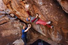 Bouldering in Hueco Tanks on 01/12/2020 with Blue Lizard Climbing and Yoga

Filename: SRM_20200112_1155080.jpg
Aperture: f/5.0
Shutter Speed: 1/250
Body: Canon EOS-1D Mark II
Lens: Canon EF 16-35mm f/2.8 L