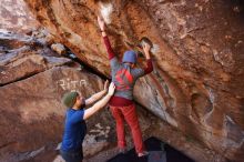 Bouldering in Hueco Tanks on 01/12/2020 with Blue Lizard Climbing and Yoga

Filename: SRM_20200112_1155121.jpg
Aperture: f/5.0
Shutter Speed: 1/250
Body: Canon EOS-1D Mark II
Lens: Canon EF 16-35mm f/2.8 L